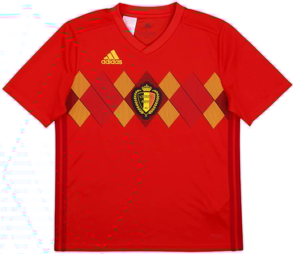 2018-19 Belgium Home Shirt - 9/10 - (L.Boys)