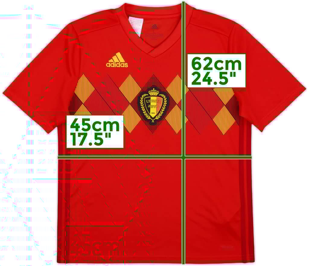 2018-19 Belgium Home Shirt - 9/10 - (L.Boys)