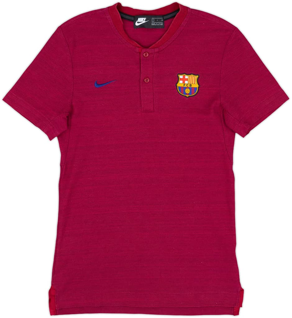 2018-19 Barcelona Nike Polo Shirt - 9/10 - (S)