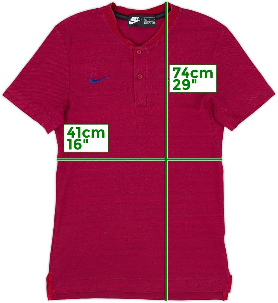 2018-19 Barcelona Nike Polo Shirt - 9/10 - (S)
