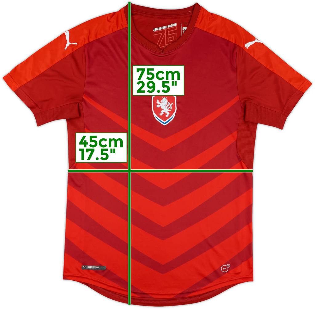 2016-17 Czech Republic Home Shirt - 8/10 - (S)