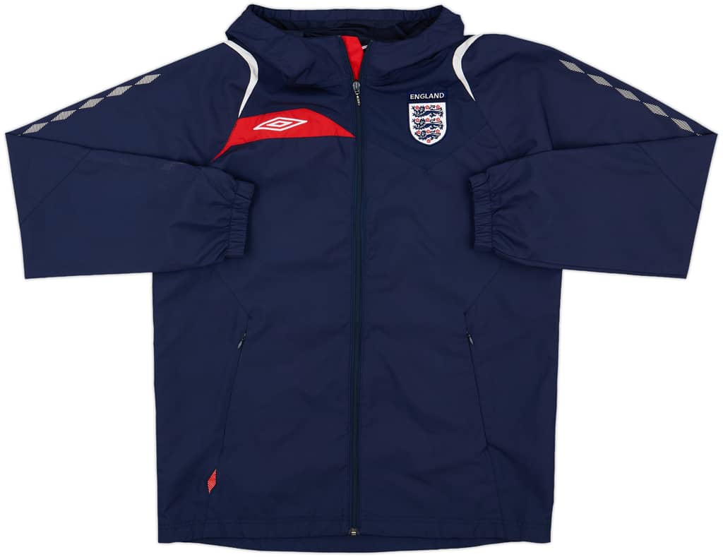 2007-09 England Umbro Hooded Rain Jacket - 8/10 - (L)