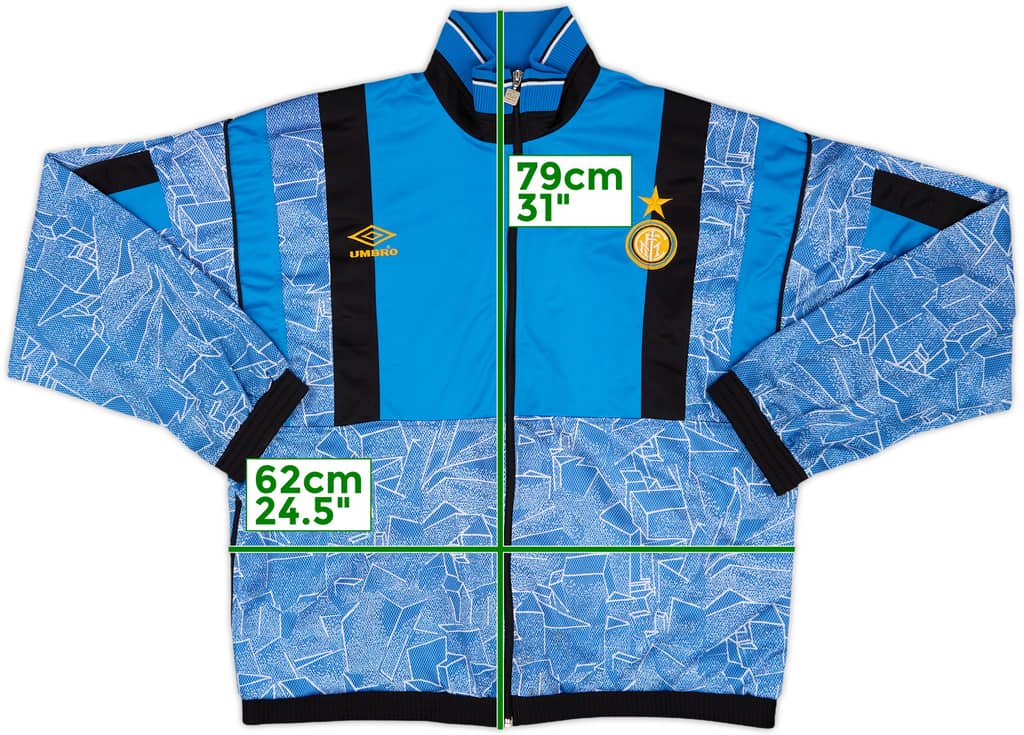 1994-95 Inter Milan Umbro Track Jacket - 8/10 - (XL)
