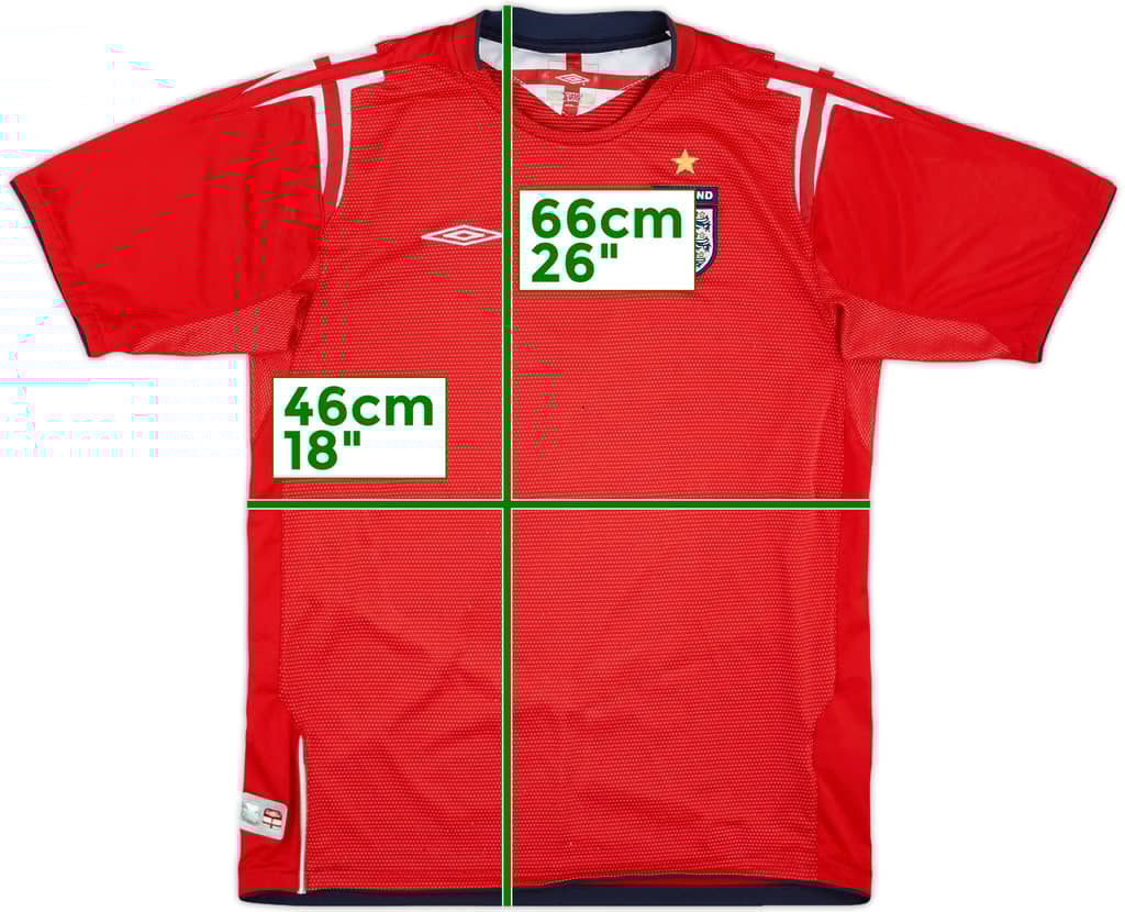 2004-06 England Away Shirt - 6/10 - (XL.Boys)