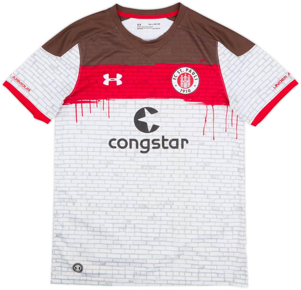 2017-18 St Pauli Away Shirt - 9/10 - (XL.Boys)