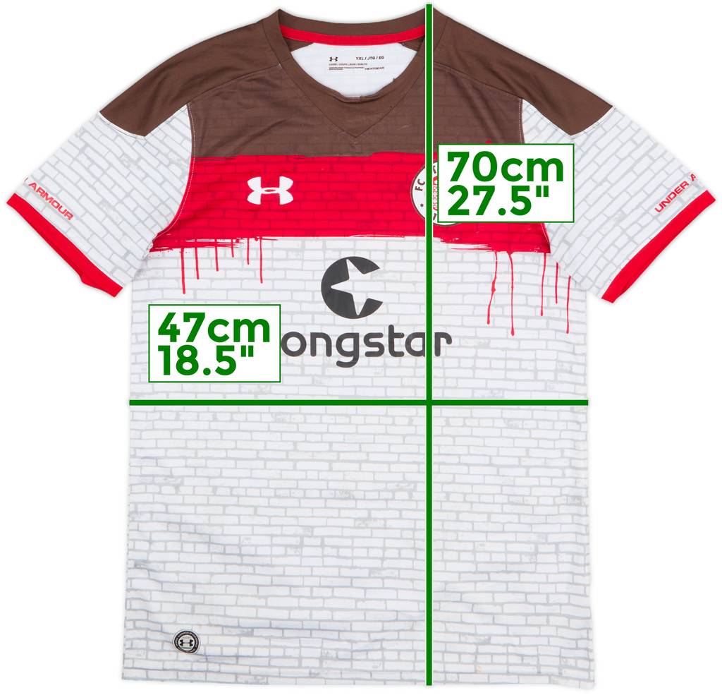 2017-18 St Pauli Away Shirt - 9/10 - (XL.Boys)