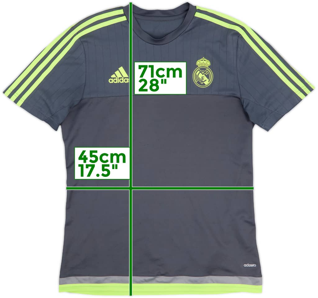 2015-16 Real Madrid adizero Training Shirt - 8/10 - (M)