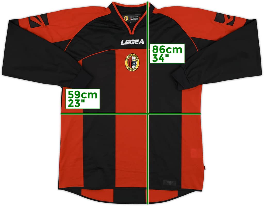 2006-07 Virtus Lanciano Home L/S Shirt - 9/10 - (XL)