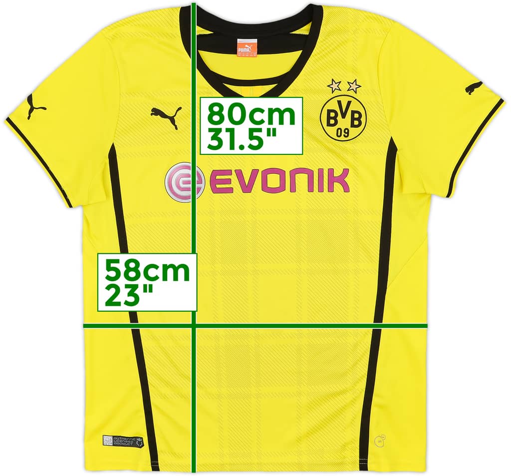 2013-14 Borussia Dortmund Home Shirt - 7/10 - (Women's XL)