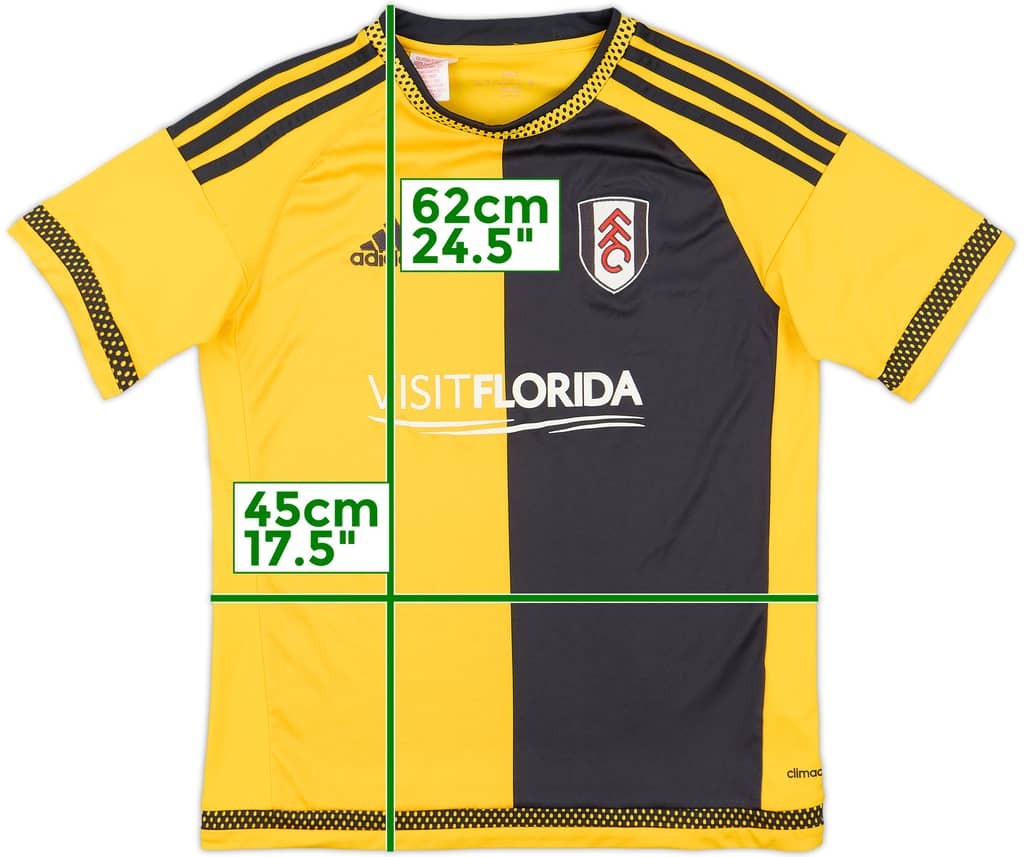 2015-16 Fulham Away Shirt - 7/10 - (L.Boys)