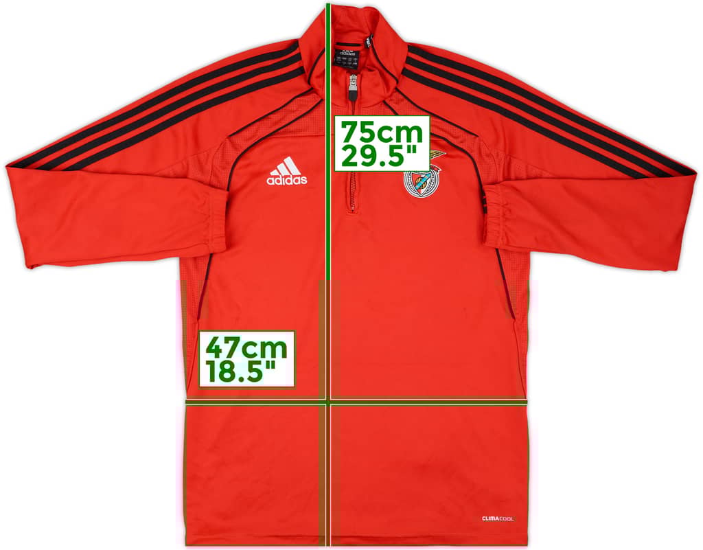 2010-11 Benfica adidas Track Jacket - 8/10 - (M)
