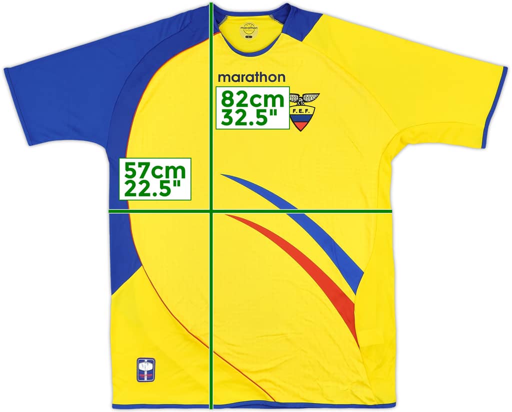 2006-07 Ecuador Home Shirt - 8/10 - (L)