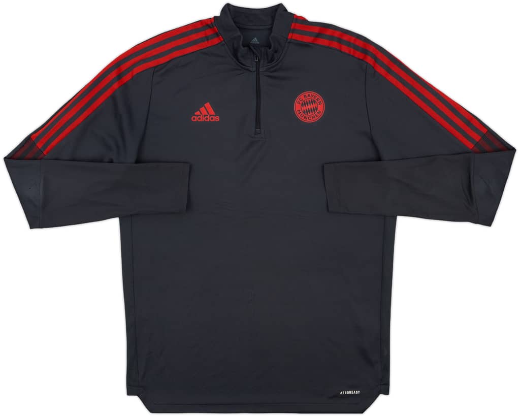 2021-22 Bayern Munich adidas 1/4 Zip Training Top - 8/10 - (L)