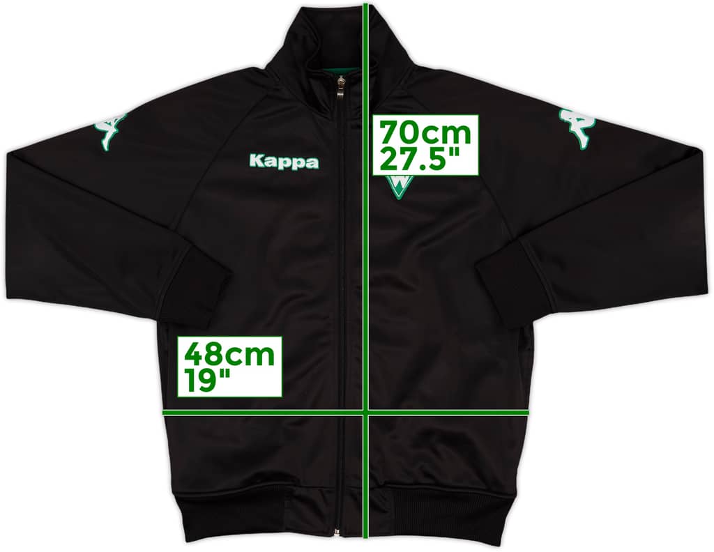 2005-06 Werder Bremen Kappa Track Jacket - 8/10 - (XL.Boys)