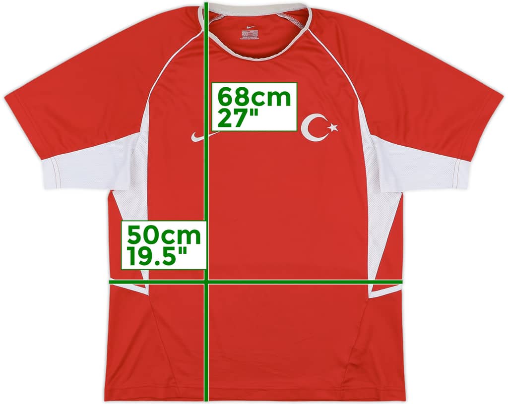 2003-04 Turkey Home Shirt - 9/10 - (S)