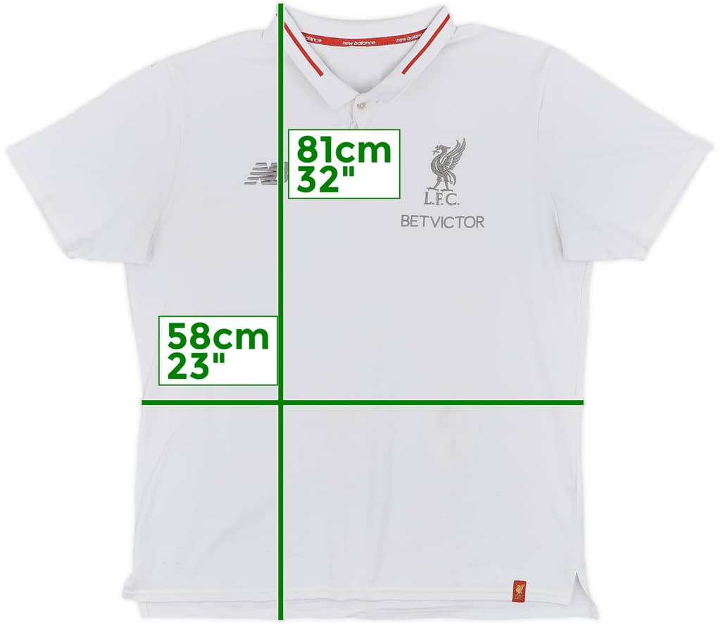 2018-19 Liverpool New Balance Polo Shirt - 6/10 - (L)