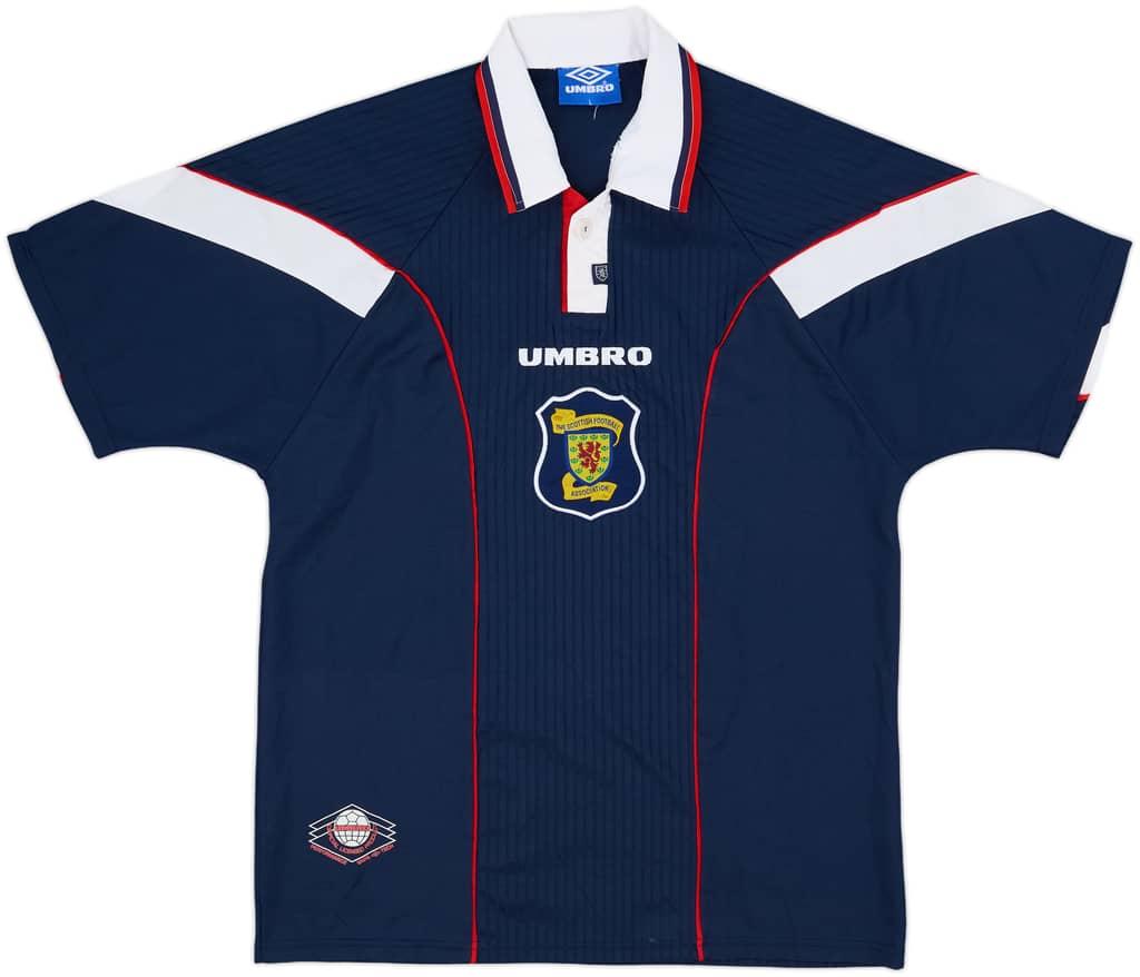 1996-98 Scotland Home Shirt - 8/10 - (L)