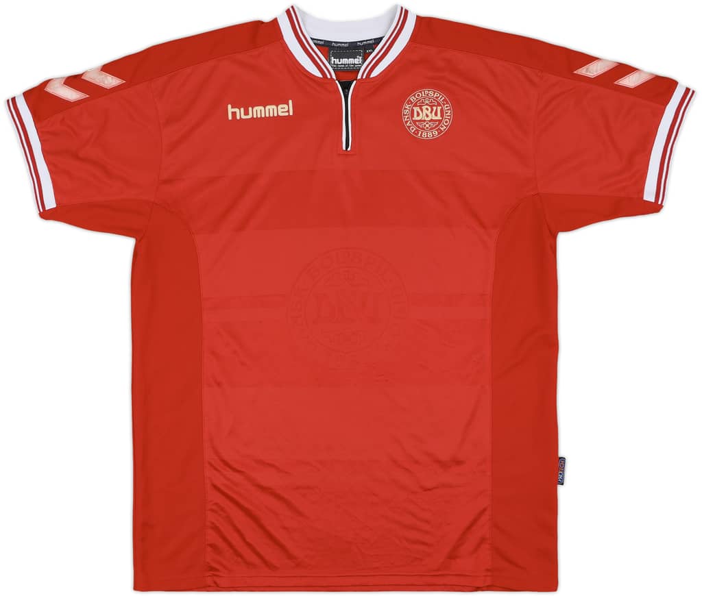 2000-02 Denmark Home Shirt - 8/10 - (XXL)