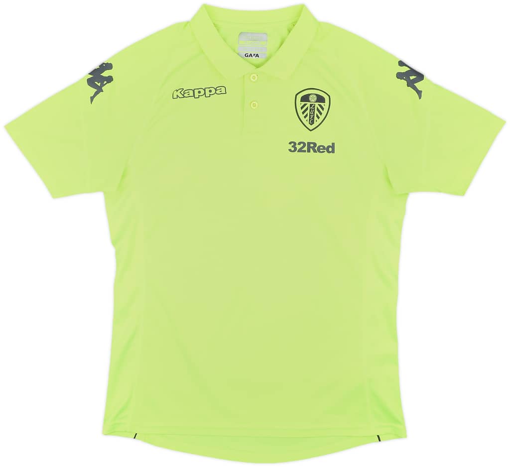 2017-18 Leeds United Kappa Polo Shirt - 8/10 - (XL)