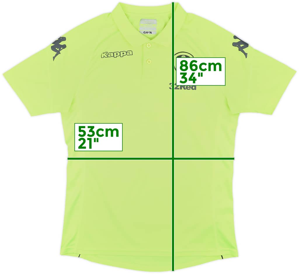 2017-18 Leeds United Kappa Polo Shirt - 8/10 - (XL)