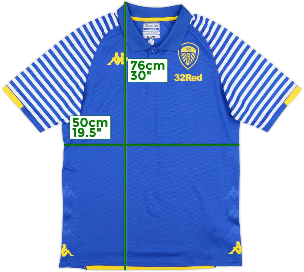 2019-20 Leeds United Kappa Polo Shirt - 7/10 - (L)