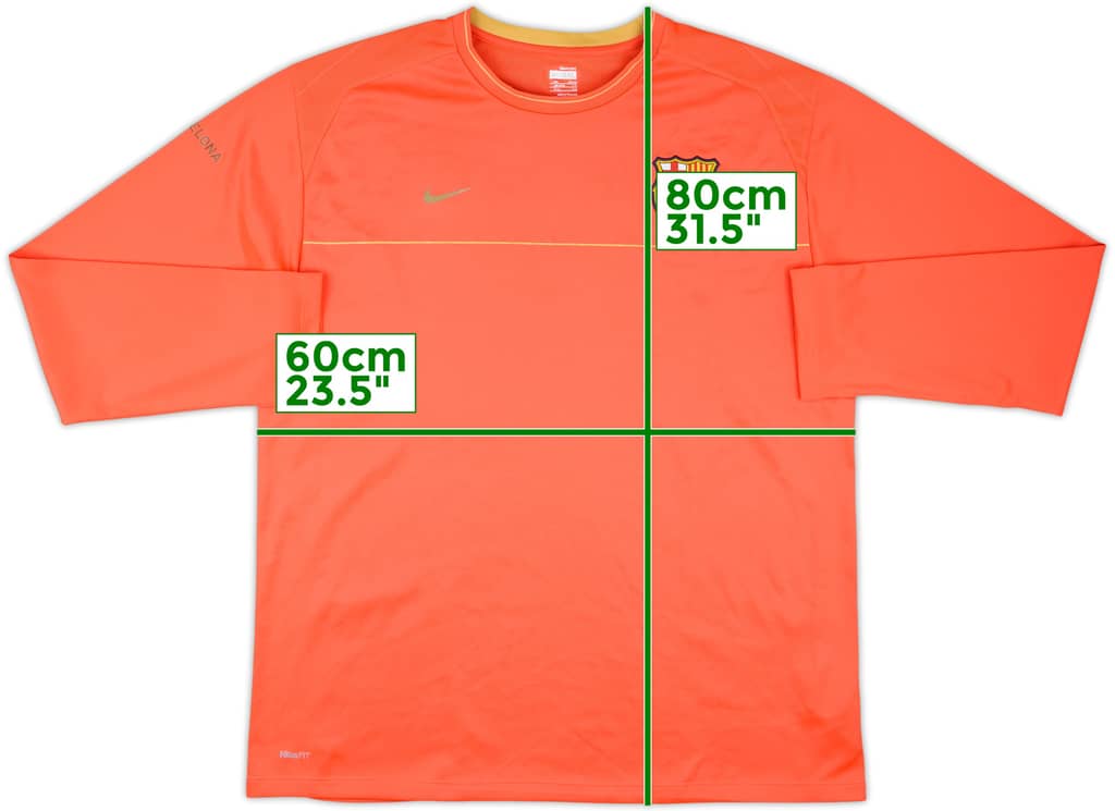 2008-09 Barcelona Nike Sweat Top - 10/10 - (XXL)