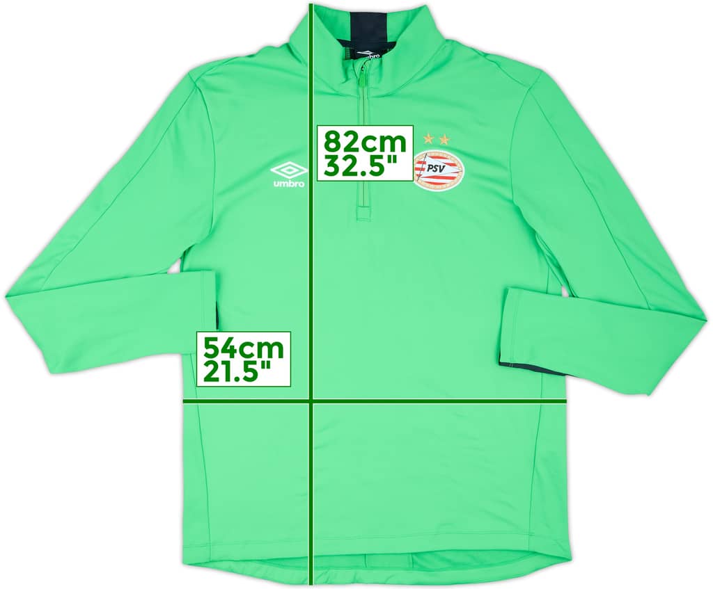 2015-16 PSV Umbro 1/4 Zip Drill Top - 9/10 - (XL)