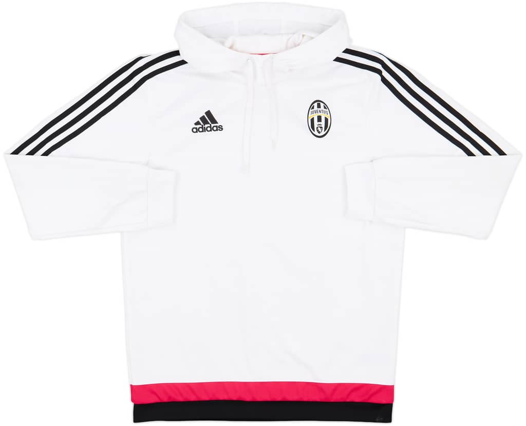 2015-16 Juventus adidas Hooded Top - 8/10 - (M)