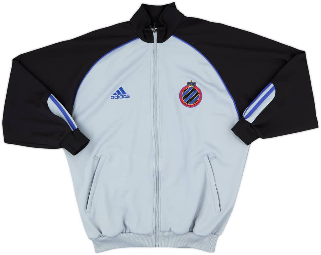 2003-04 Club Brugge adidas Track Jacket - 9/10 - (L)