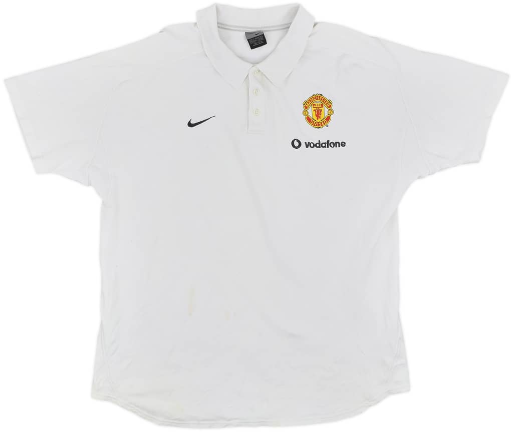 2004-05 Manchester United Nike Polo Shirt - 5/10 - (L)