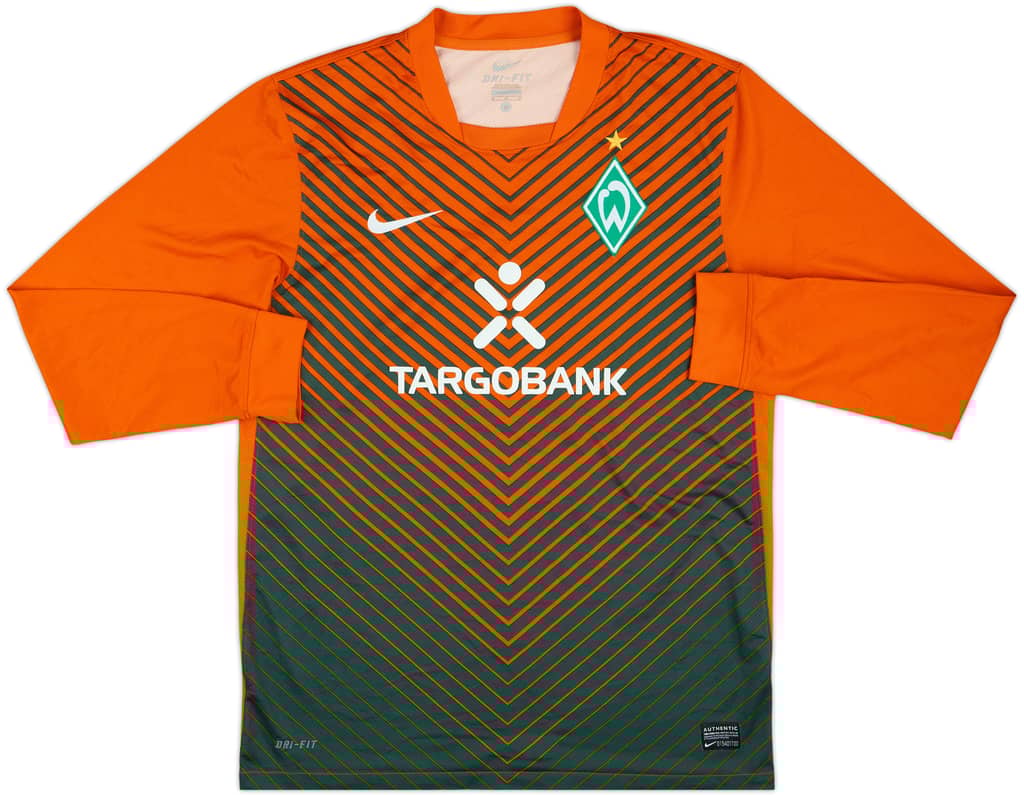 2011-12 Werder Bremen Authentic Away L/S Shirt - 6/10 - (M)