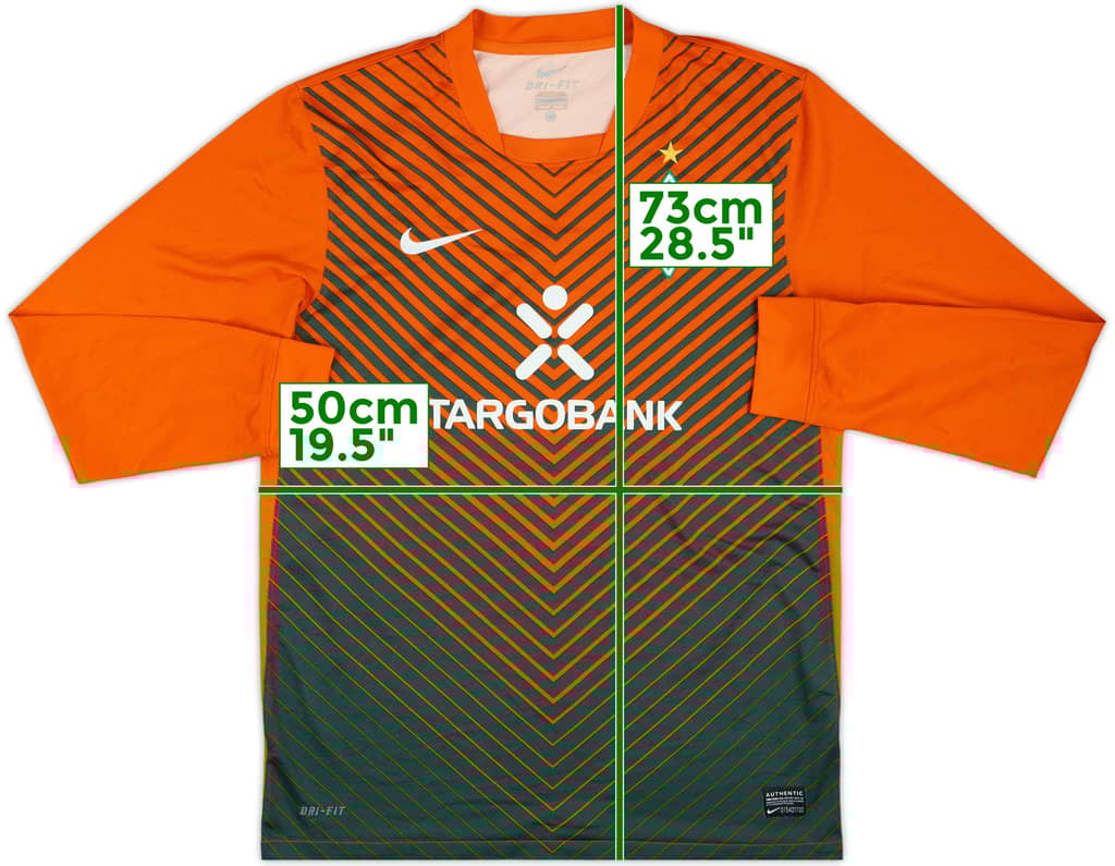 2011-12 Werder Bremen Authentic Away L/S Shirt - 6/10 - (M)