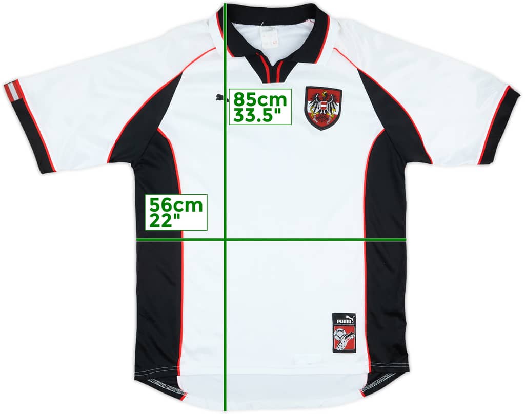 1998 Austria Home Shirt - 8/10 - (L)
