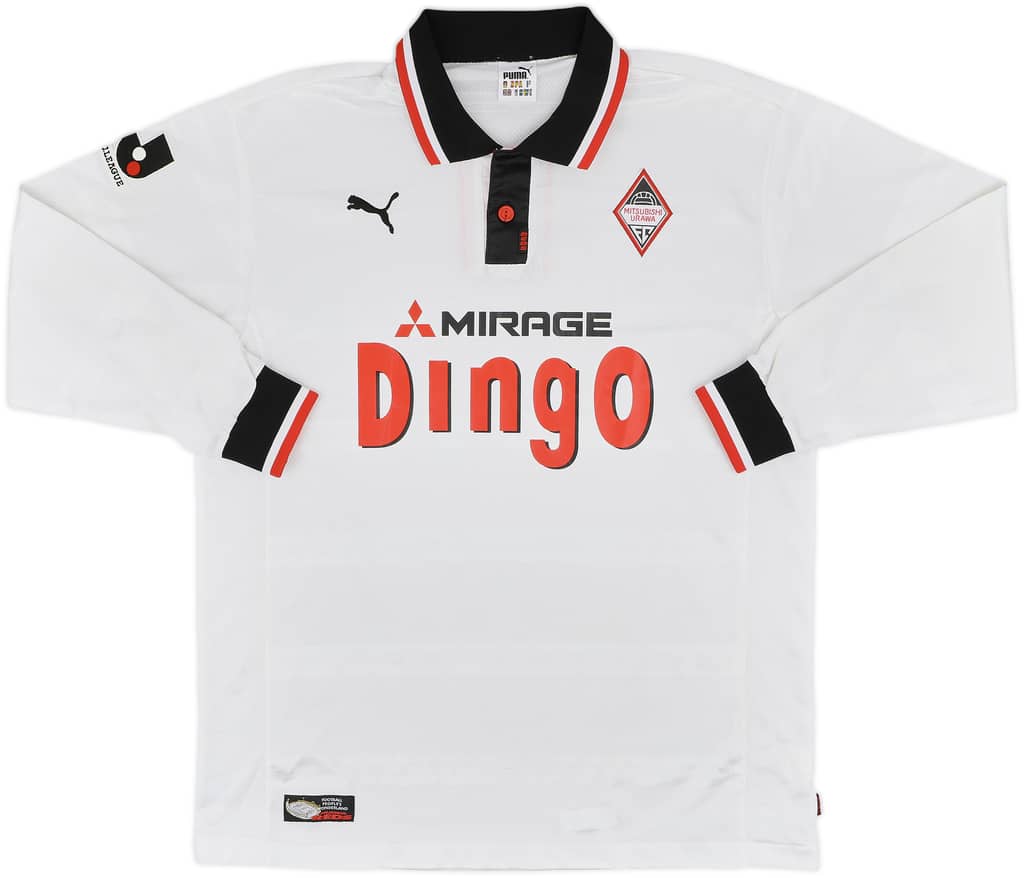 1999-00 Urawa Red Diamonds Away L/S Shirt - 9/10 - (XL)