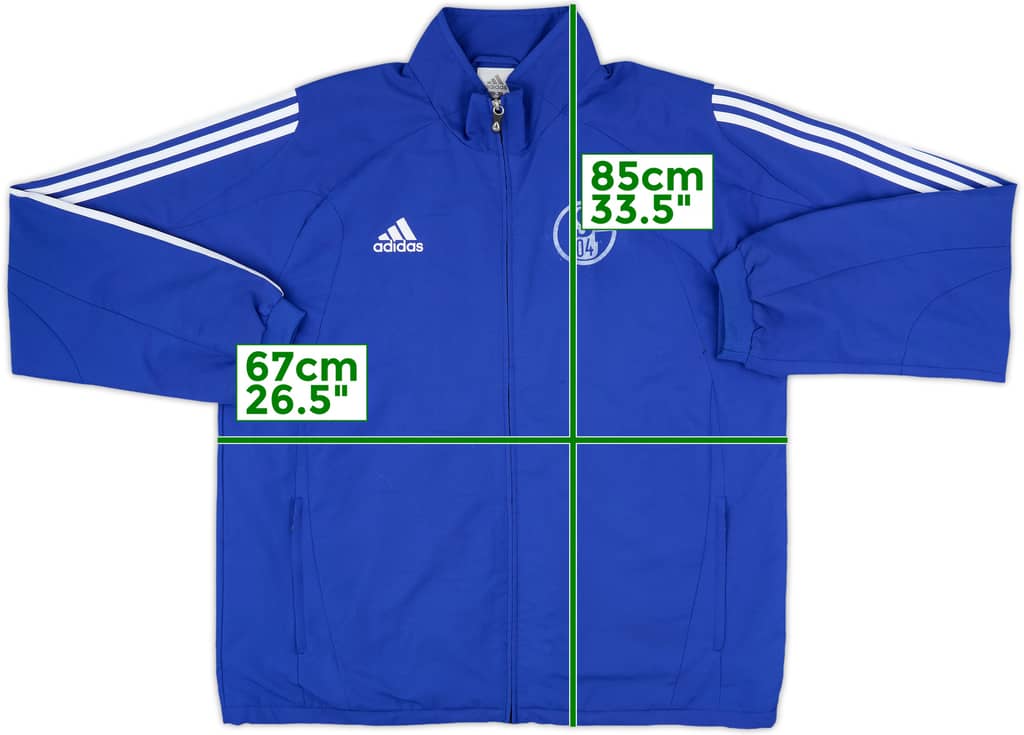 2009-10 Schalke adidas Track Jacket - 6/10 - (XL/XXL)