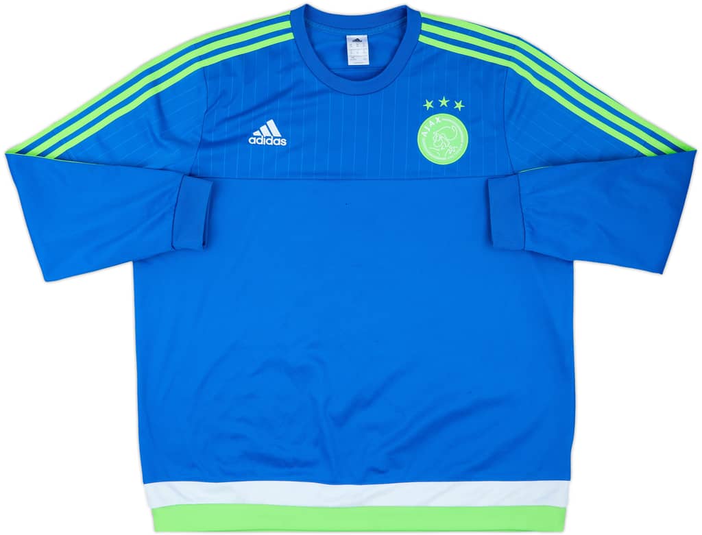 2015-16 Ajax adidas Sweat Top - 7/10 - (XXL)