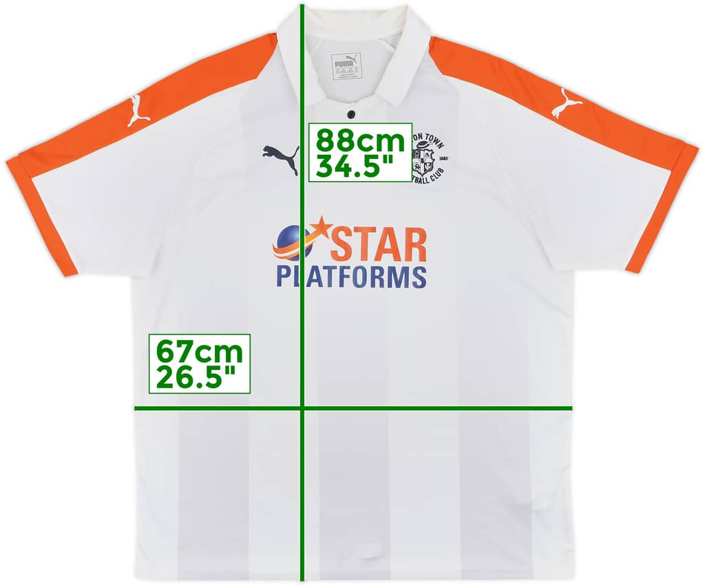 2018-19 Luton Town Away Shirt - 9/10 - (XXL)