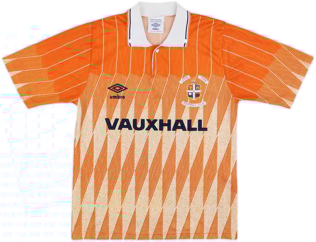 1990-91 Luton Town Away Shirt - 9/10 - (L.Boys)
