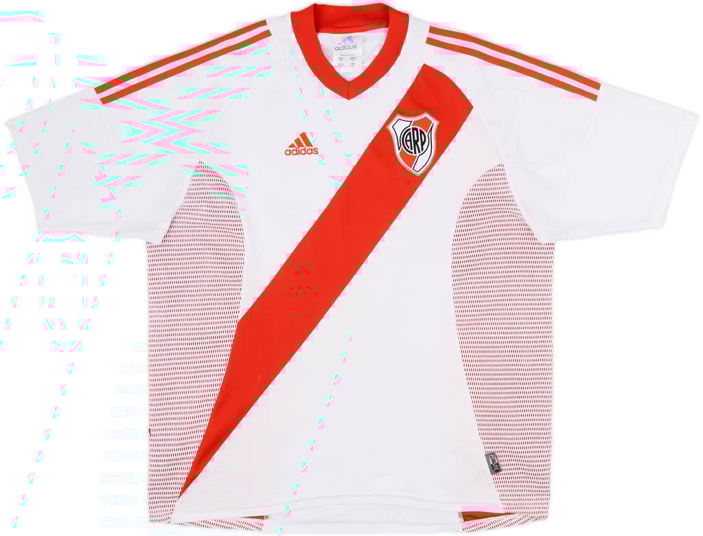 2002-03 River Plate Home Shirt - 6/10 - (XL)