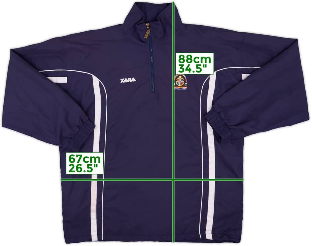 2003-04 Luton Xara 1/4 Zip Drill Top - 9/10 - (XL)