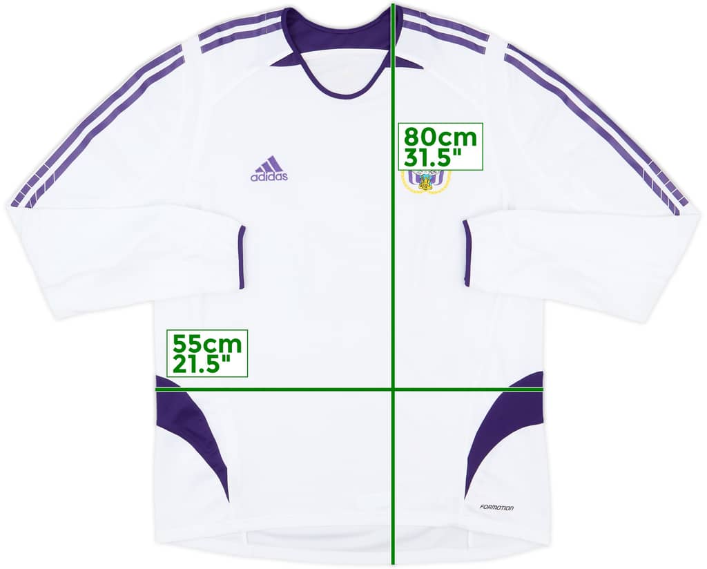 2006-07 Anderlecht Player Issue Away L/S Shirt - 8/10 - (L)
