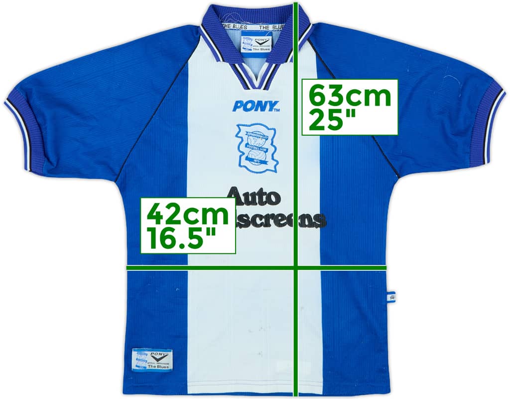 1997-98 Birmingham Home Shirt - 7/10 - (L.Boys)