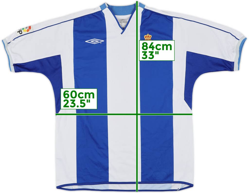 2002-03 Espanyol Home Shirt - 8/10 - (L)