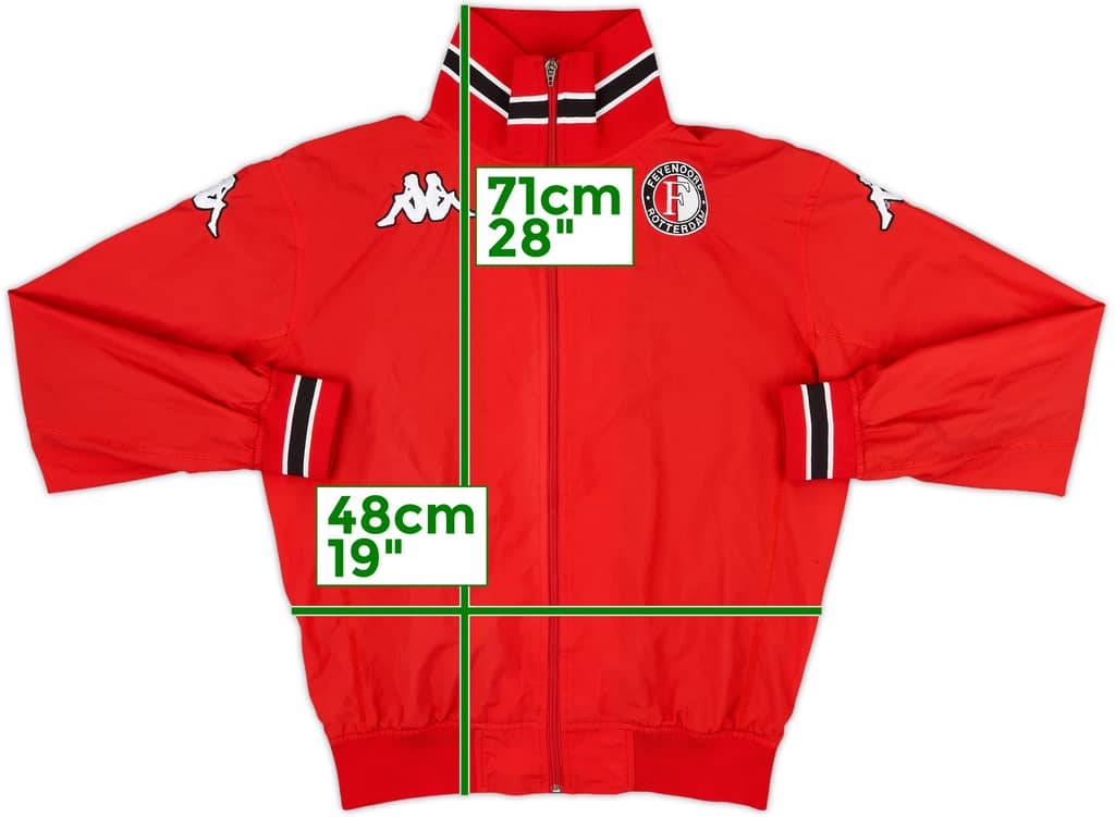 2006-07 Feyenoord Kappa Track Jacket - 7/10 - (M)