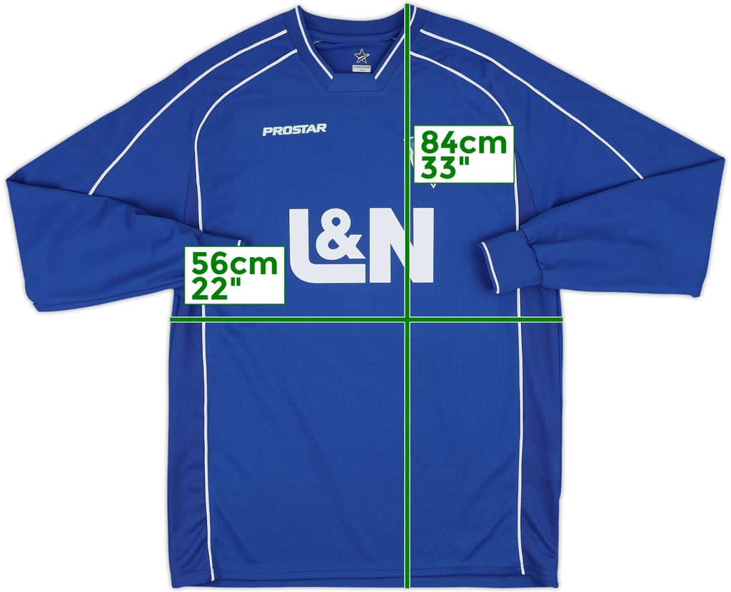 2005-07 Peterhead Home L/S Shirt - 9/10 - (L)