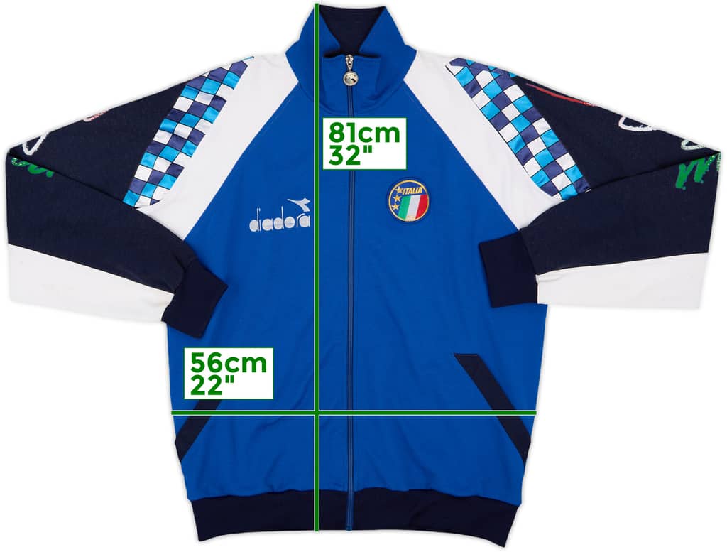1990 Italy Diadora Track Jacket - 8/10 - (XL)