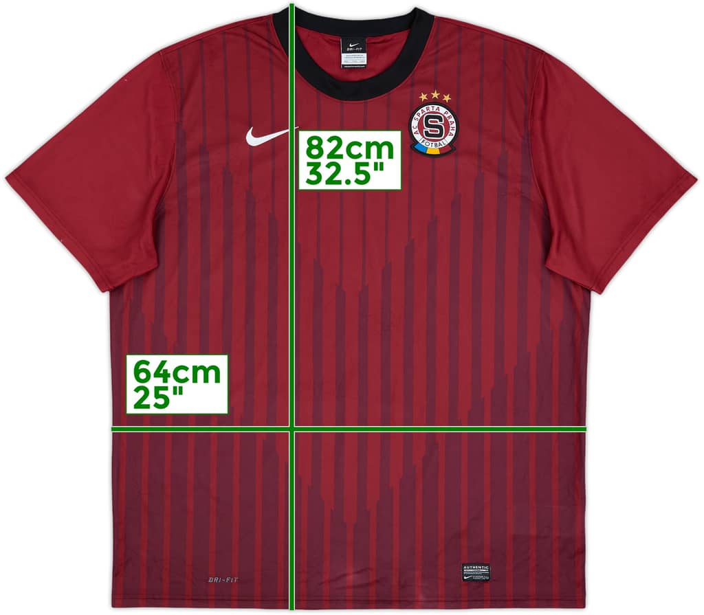 2011-12 Sparta Prague Home Shirt - 7/10 - (XXL)