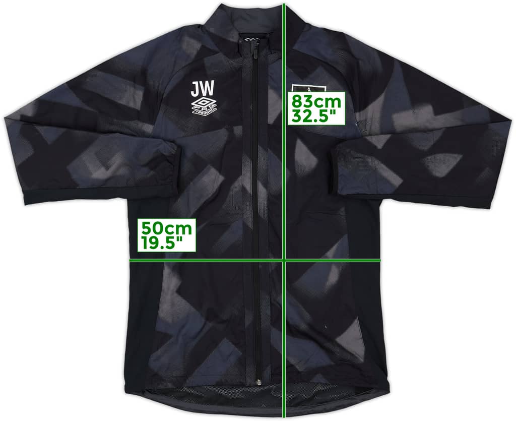 2023-24 Burnley Umbro Staff Issue Track Jacket JW - 8/10 - (M)