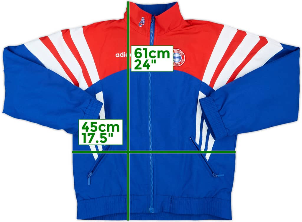 1995-96 Bayern Munich adidas Padded Bench Coat - 8/10 - (M.Boys)
