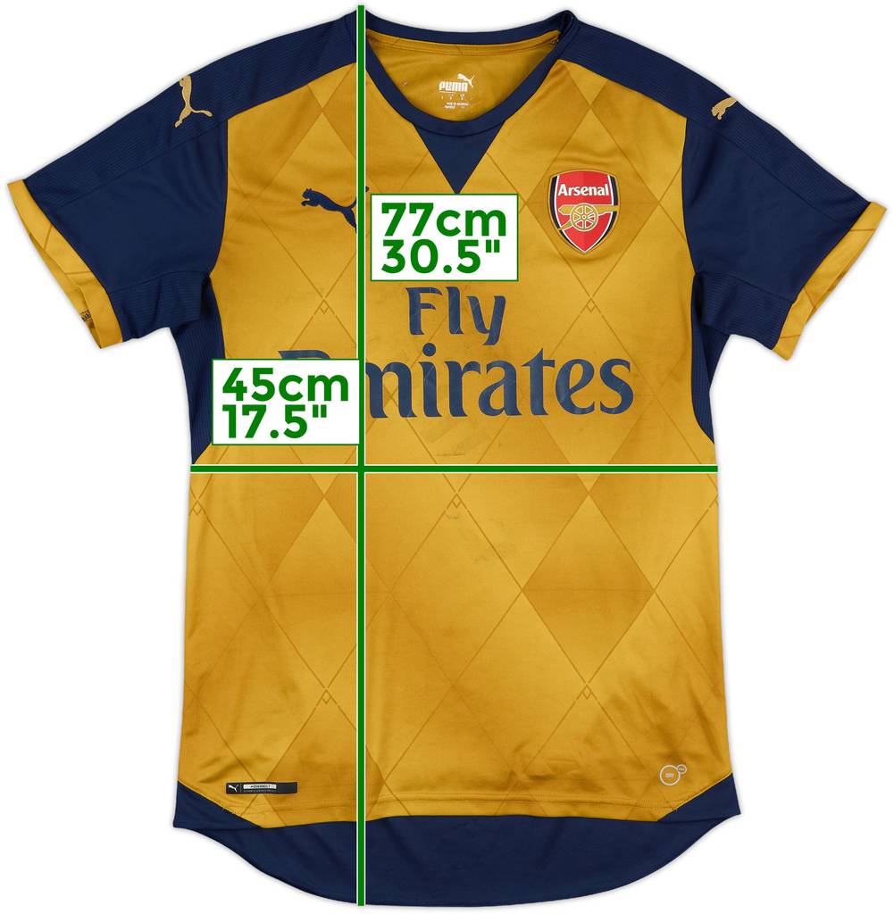 2015-16 Arsenal Away Shirt - 5/10 - (S)